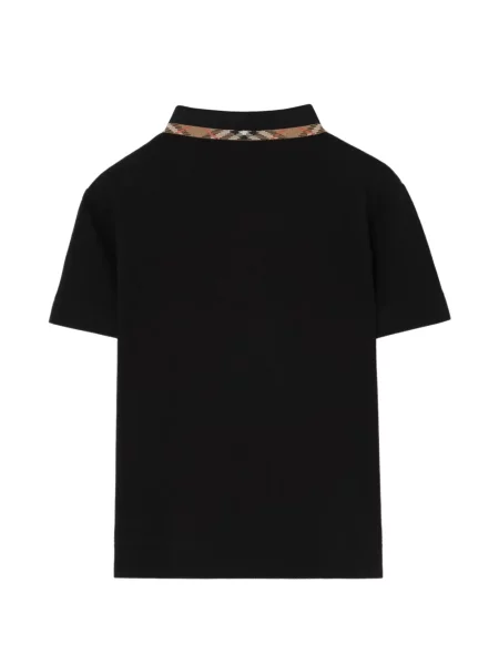 Koszulka polo dziecięca Burberry czarna