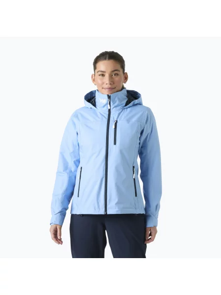 Geacă de navigație pentru femei Helly Hansen Crew Hooded Midlayer bright blue albastru
