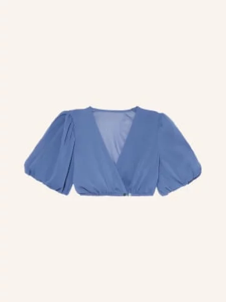 Johann & Johanna Bluzka Dirndl blau niebieska