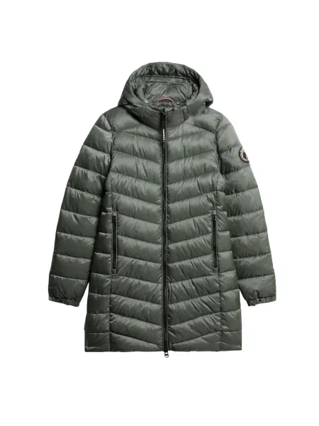 Superdry & Co Palton de iarnă Fuji închis verde