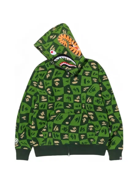 Hanorac cu glugă A Bathing Ape® verde