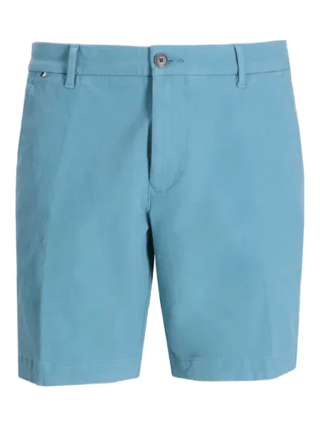 Pantaloni scurți Boss din țesătură twill albastru