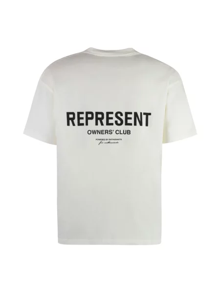 T-shirt REPRESENT Represent Owners Club T-Shirt Flat White S biała