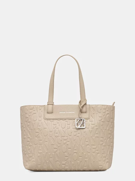 Чанта Armani Exchange бежово