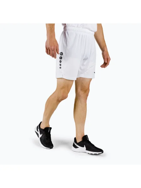 Pantaloni scurți de antrenament pentru bărbați Mizuno Soukyu alb