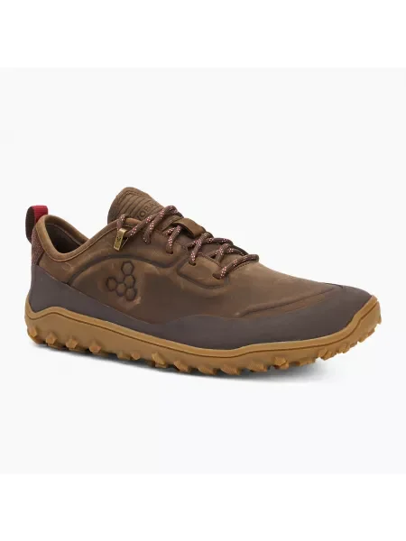 Мъжки обувки за боси крака Vivobarefoot Tracker Leather Low bracken кафяво