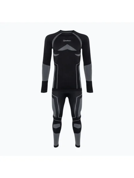 Set de lenjerie termoactivă pentru bărbați OneTeam Achill Set negru