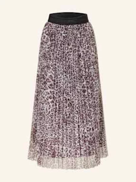 Spódnica plisowana Marc Cain z nadrukiem biała
