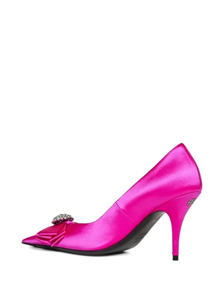 Pantofi cu toc Balenciaga din satin roz