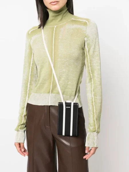 Geanta crossbody Sunnei cu imagine negru