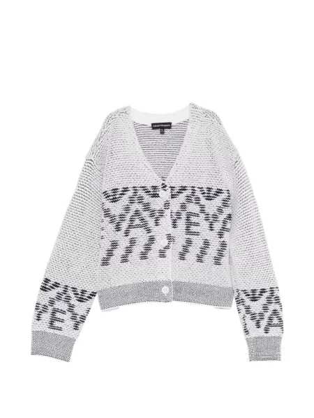 Kardigan dziecięcy Emporio Armani biały