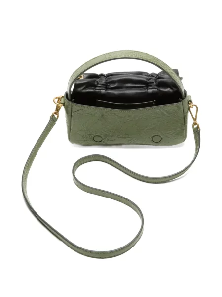 Geantă Acne Studios cu funde verde