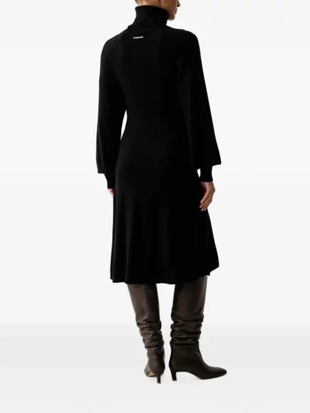 Rochie midi Pinko de lână negru
