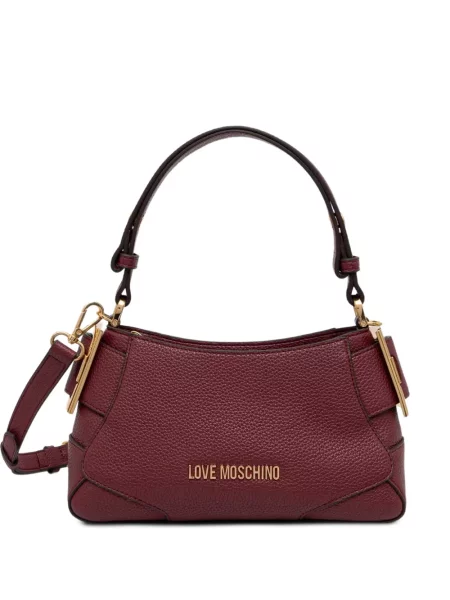 Geantă Love Moschino cu autograf roșu