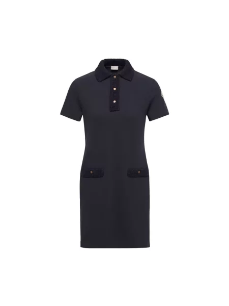 Sukienka Moncler niebieska