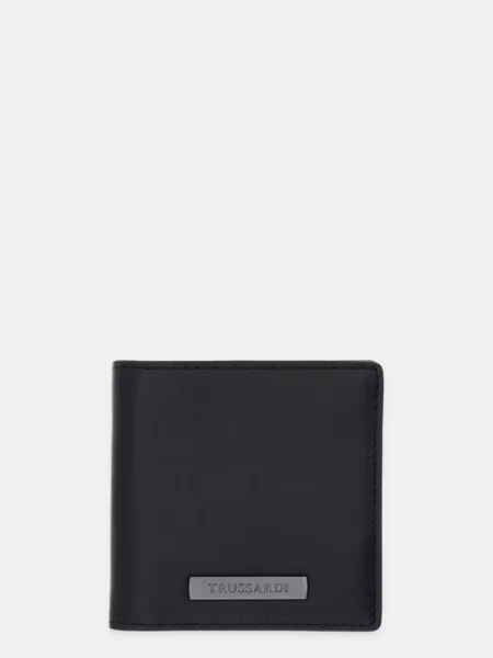 Trussardi portofel de piele negru