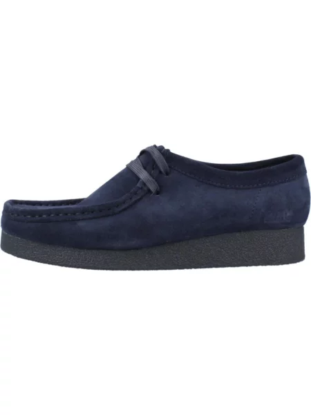 Botki Clarks zamszowe niebieskie
