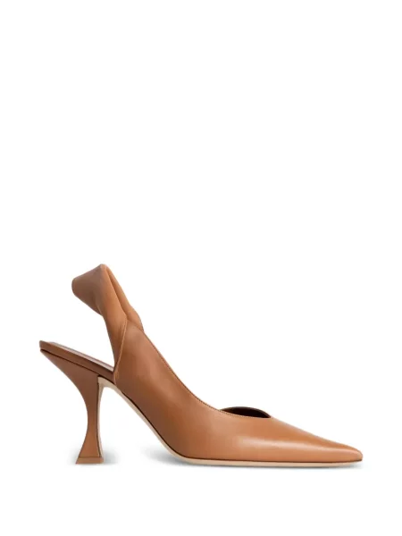 Pantofi cu toc By Far slingback maro