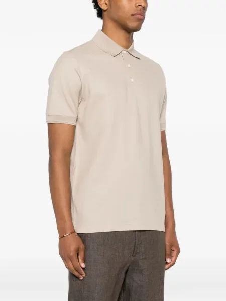 Scurt tricou polo Canali maro
