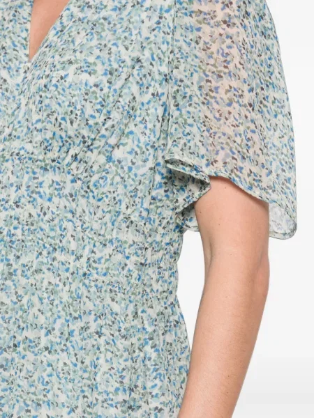 Gulerat rochie mini Maison123 cu model floral cu imagine
