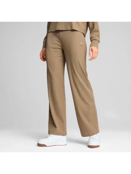 Legginsy do joggningu z wysokim stanem dla kobiet Puma Ess Elevated beżowe