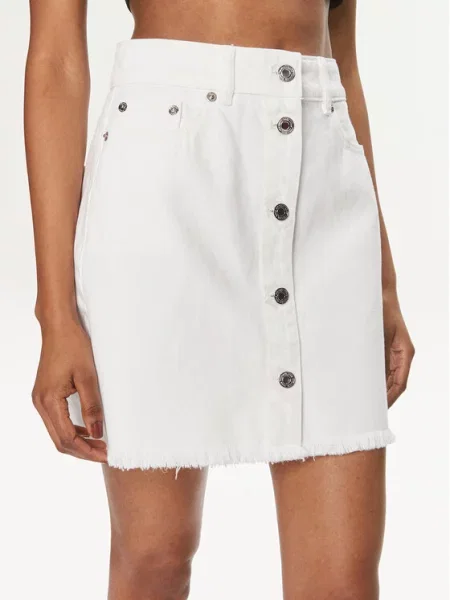MICHAEL Michael Kors Джинсова спідниця білий