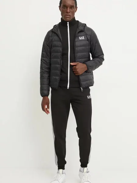 Emporio Armani Prechodná bunda / biela čierna