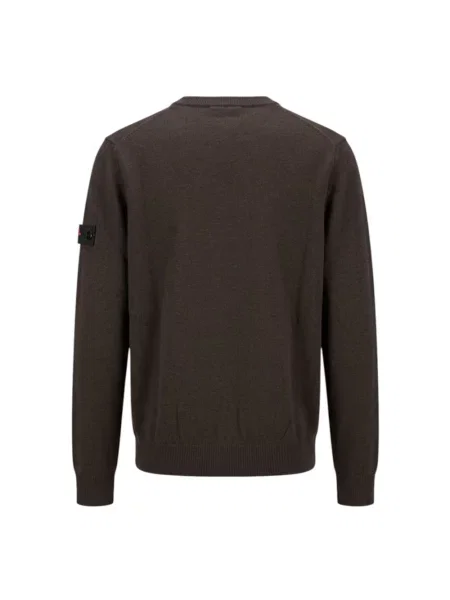Sweter Peuterey wełniany brązowy