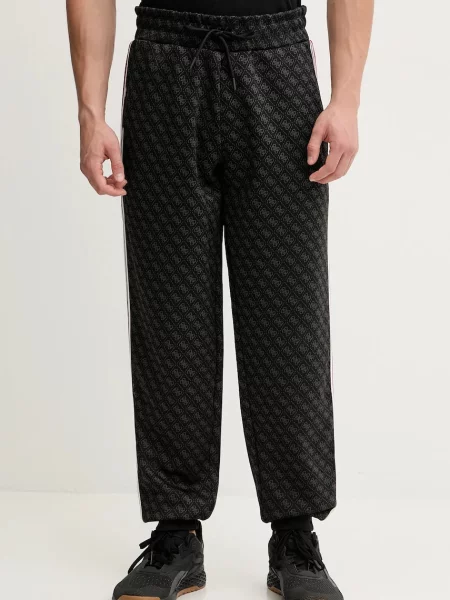 Спортивні штани Guess PRIMO візерунок чорний