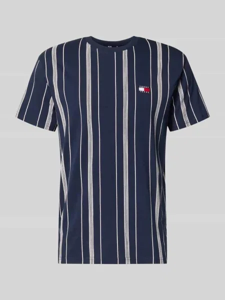 T-shirt o kroju regular fit z czystej bawełny Tommy Jeans