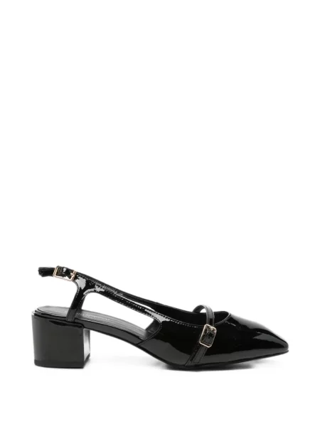 Pantofi cu toc Sergio Moretti Firenze cu cataramă slingback negru