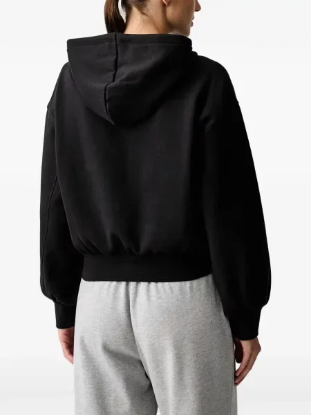 Hanorac cu glugă Puma cu broderie negru