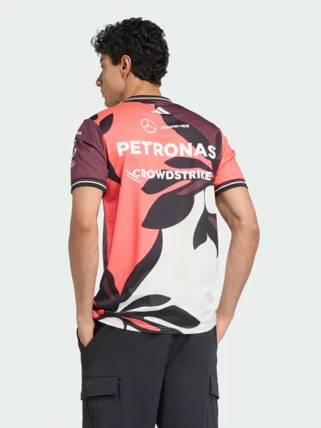 Футболка adidas бордовий