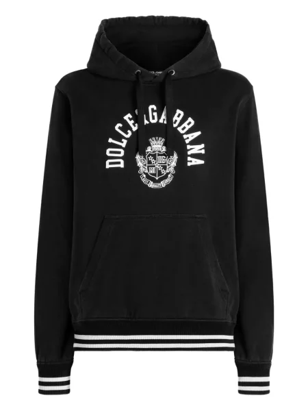 Hanorac cu glugă Dolce & Gabbana negru