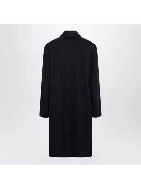 Płaszcz Dries Van Noten niebieski