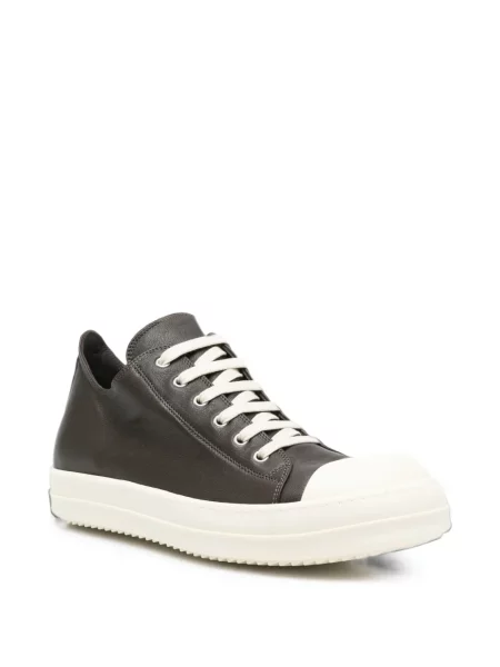 Sneakerși Rick Owens din piele maro