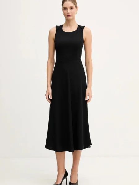 Armani Exchange rochie negru