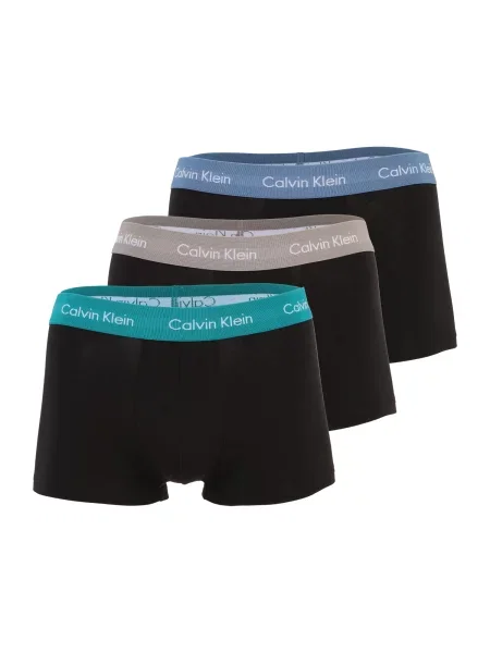 Calvin Klein Boxerky opálová / svetlomodrá / sivá čierna