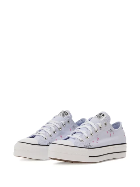 Sneakerși Converse Chuck 70 cu platformă cu imagine cu model leopard maro