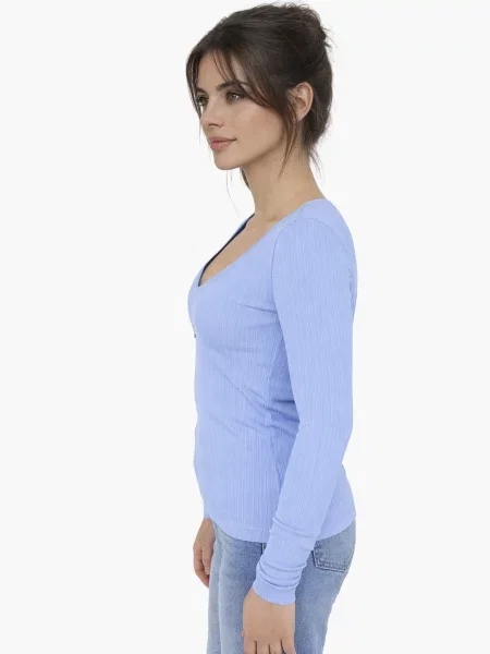 Лонгслів YUKI блакитний