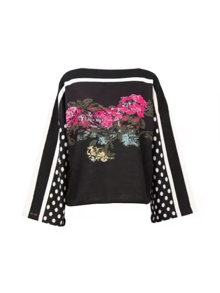 Sweter Blugirl wełniany czarny