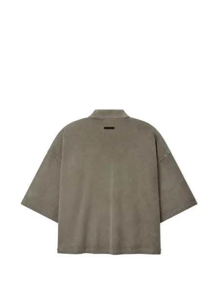 Περικομμένο polo Fear Of God Essentials γκρι