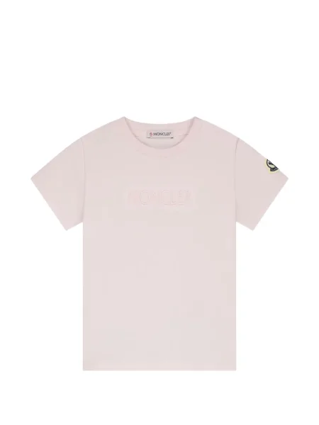 Koszulka dziecięca Moncler Enfant różowa