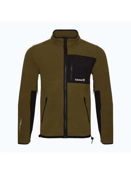 Hanorac din fleece Timberland din fleece kaki