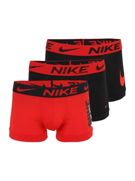NIKE Underwear Boksarice živo rdeča črna
