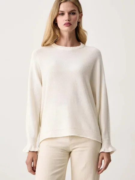 Twinset pulover pentru femei cu lână bej