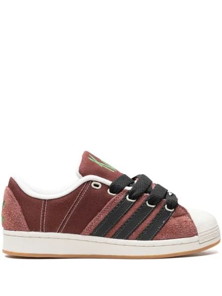 Sneakerși Adidas Gazelle din țesătură twill maro