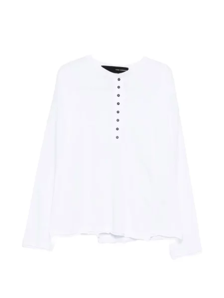 Hanorac Isabel Benenato cu guler henley alb