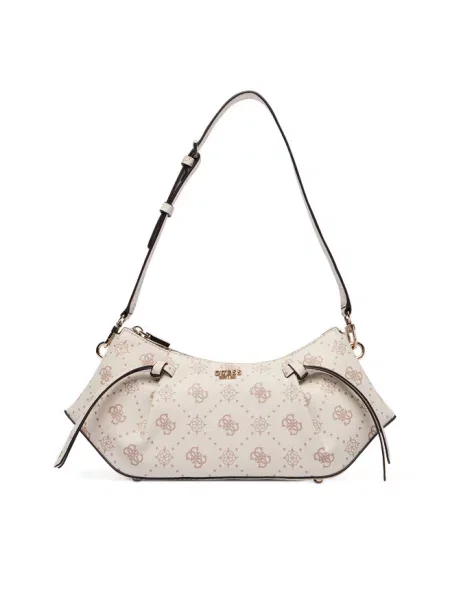 Guess Torebka Allegra Kremowy