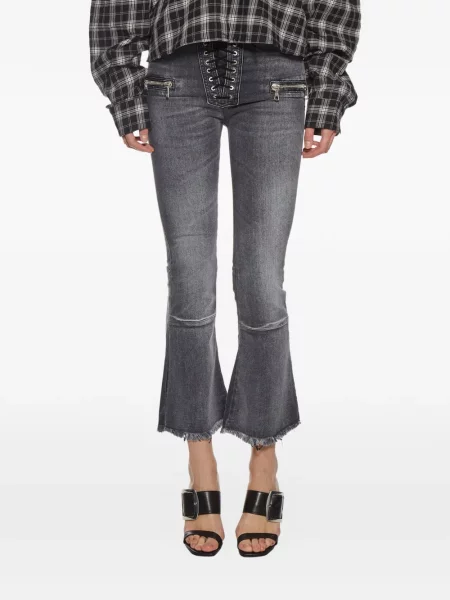 Blugi Ben Taverniti din dantelă gri